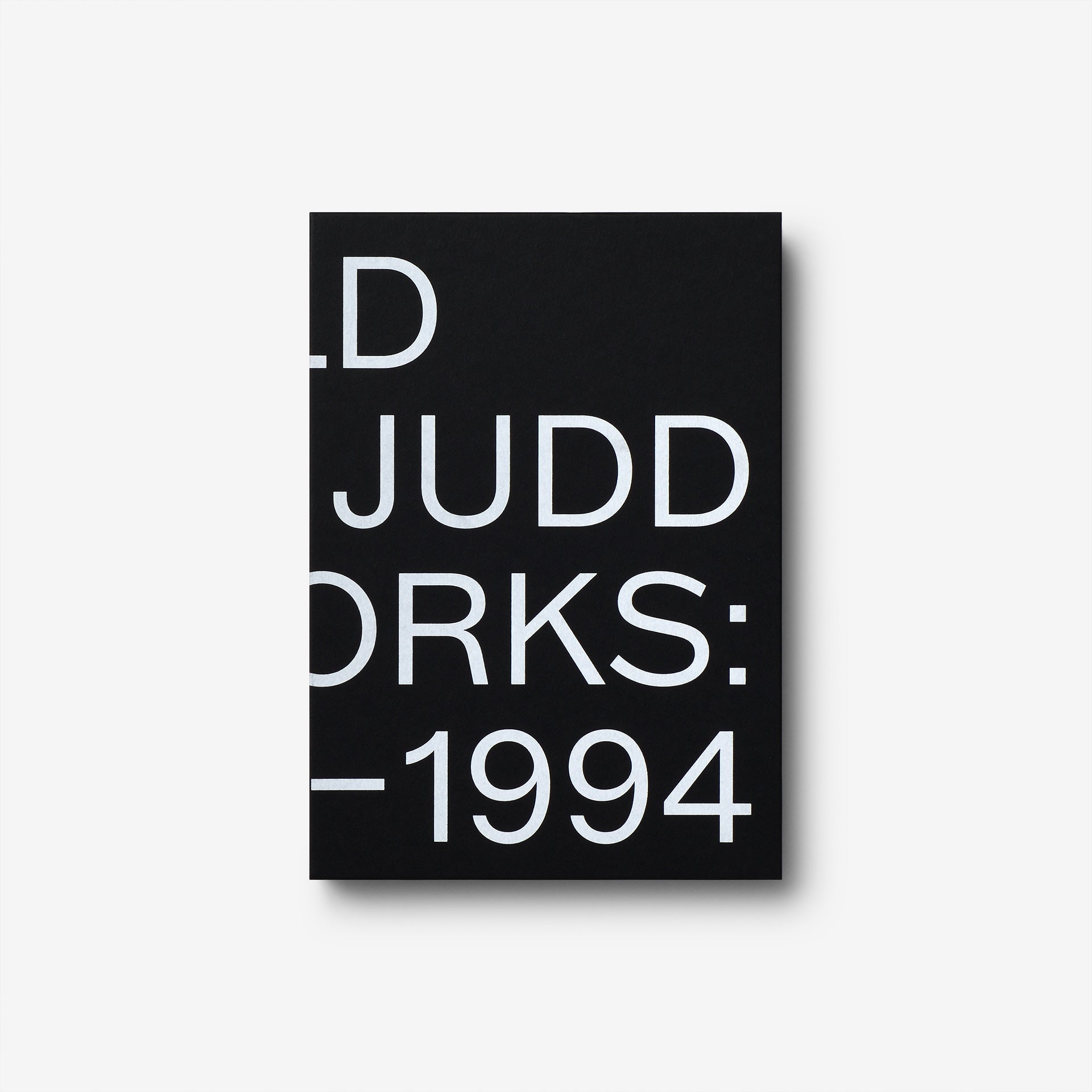 Donald Judd: Artworks 1970-1994 | North East